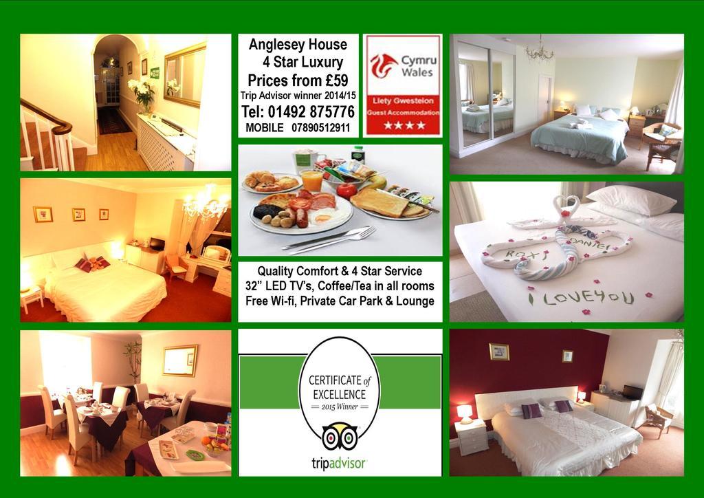 ランディドノー Anglesey House Bed & Breakfast エクステリア 写真